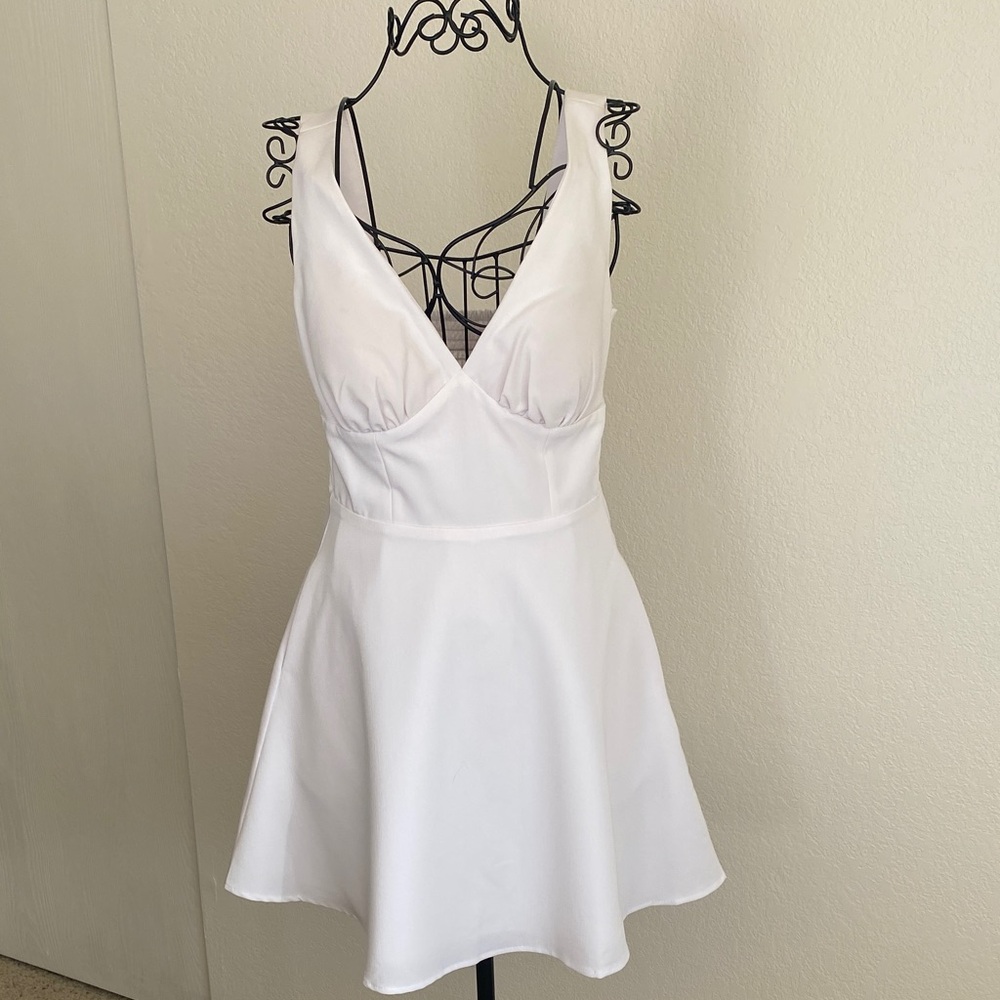 NWT White Tennis Sleeveless Dress